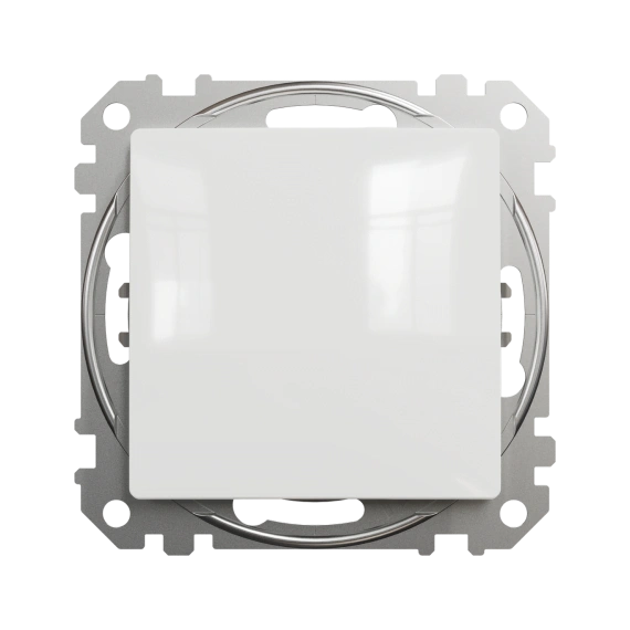 Кнопочный выключатель 1-кл SE Sedna Design SDD111111 белый