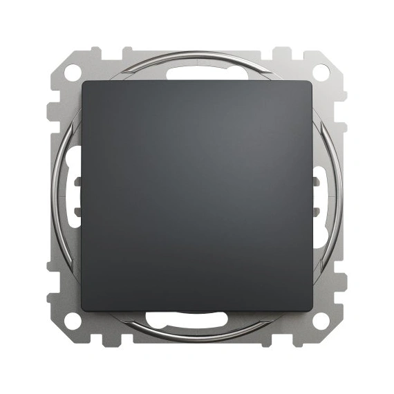 Перемикач 1-кл SE Sedna Design SDD114106 чорний