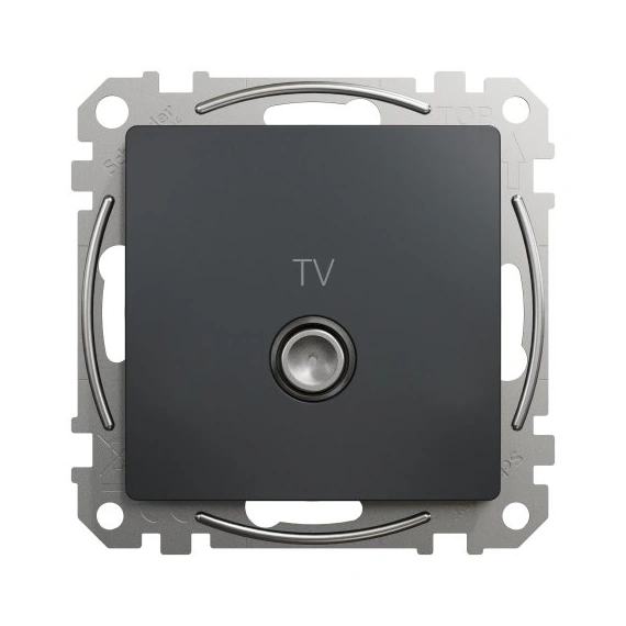 Розетка TV 4дб SE Sedna Design SDD114471 черный