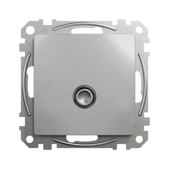 Розетка TV конечная 4дб SE Sedna Design SDD113471 алюминий