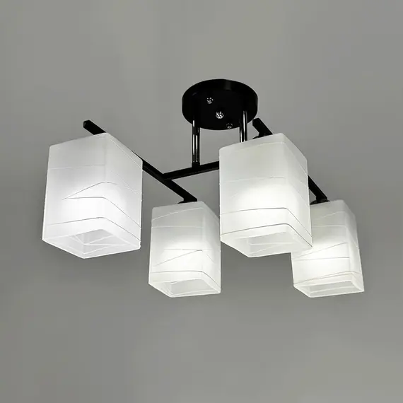 Люстра Linef 6944 6944/4 BK+CH, изображение 4