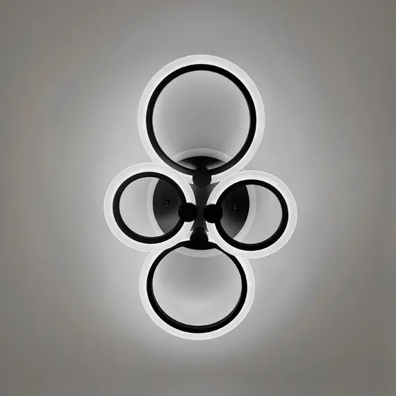 Люстра Linef 2374 BK, A 2374 BK A2374/2+2 RGB BR BK, зображення 3