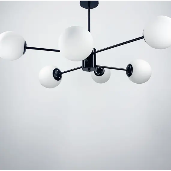 Люстра Linef CD111 CD111/6 BK+WT, зображення 2