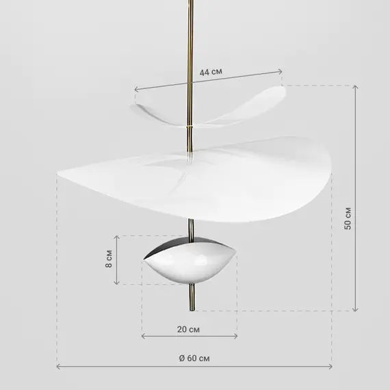 Підвісний світильник Linef MJ09 MJ09-600 WT, изображение 4