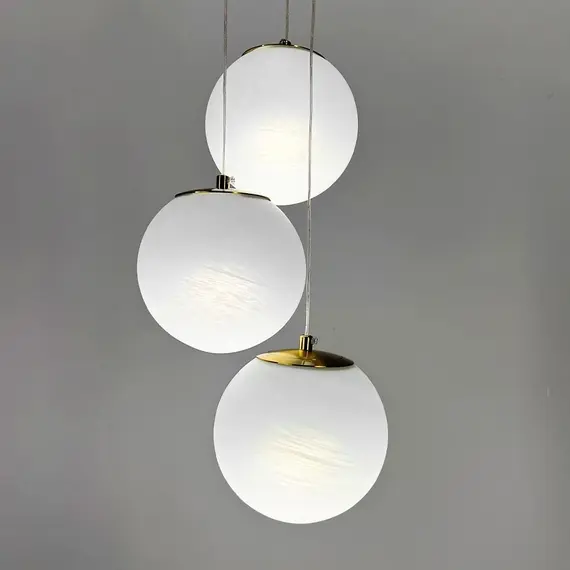 Люстра Linef MJ 141 MJ141/3 AB+WT, изображение 3
