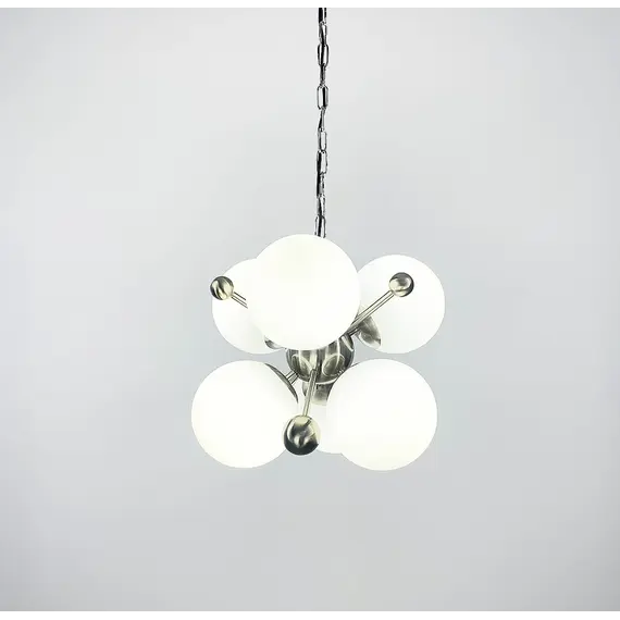 Люстра Linef 0666/6 0666/6 Satin+White, изображение 3