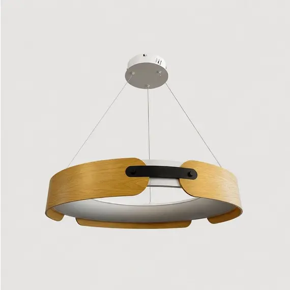 Люстра Linef 1907 1907P-480 WT+Wood, изображение 2