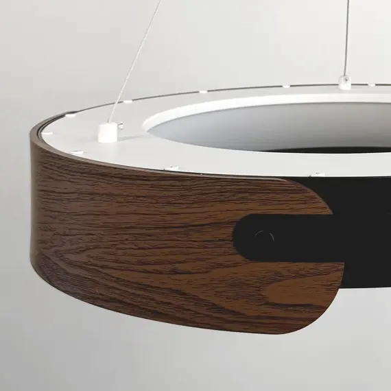 Люстра Linef 1907 1907P-580 BK+Wood, изображение 2