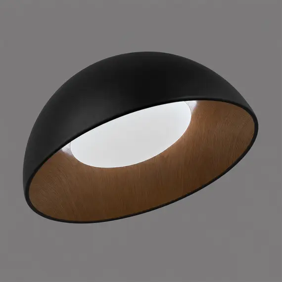 Стельовий світильник Linef 1909 1909C-500 BK+Wood, изображение 4