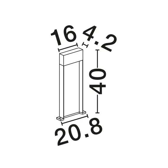Стовпчик Nova Luce NORAY 9031052, зображення 8