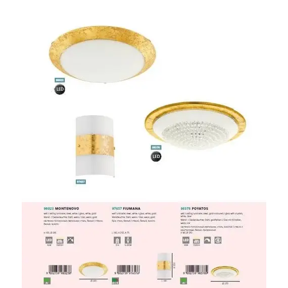 Светильник Eglo POYATOS LED 98378, изображение 3