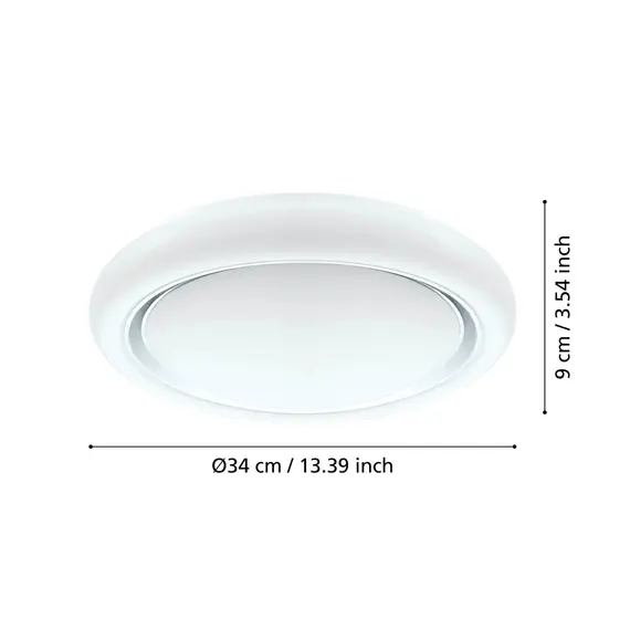 Стельовий світильник Eglo 96023 CAPASSO, зображення 5