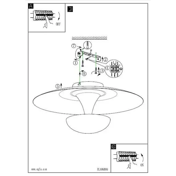 Люстра EGLO ROMITELLO 98099 LED, зображення 3