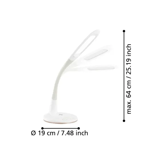 Настільна лампа Eglo TRUNCA 98093 Qi charger, зображення 5