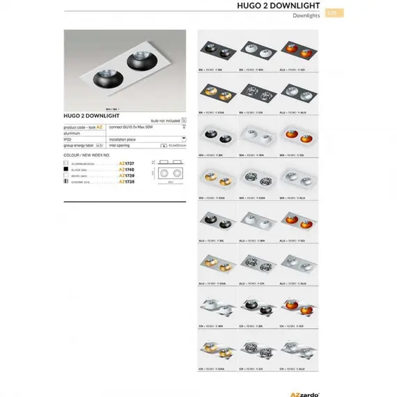 Вставка Azzardo Remo R GM4103 GO, золотий (AZ0824), зображення 5