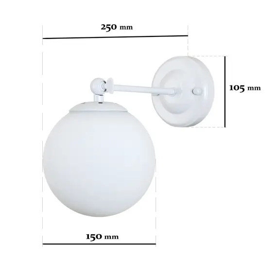 Бра 756WPR150F-1 WH+WH, зображення 2