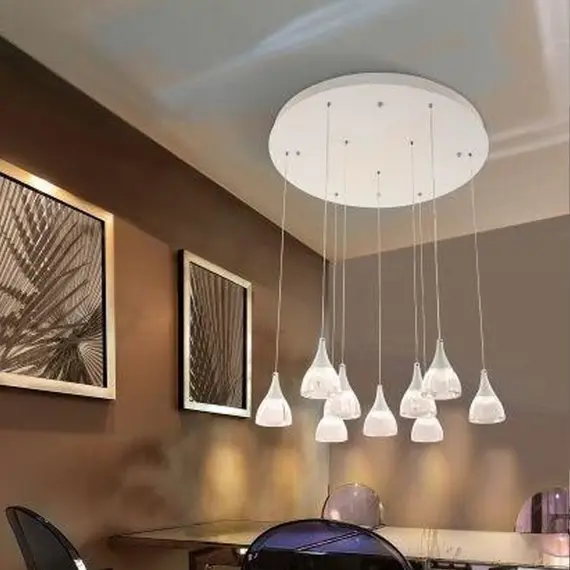 Подвесной светильник AZzardo Dalmatia 9 AZ3144 LED, белый, изображение 2