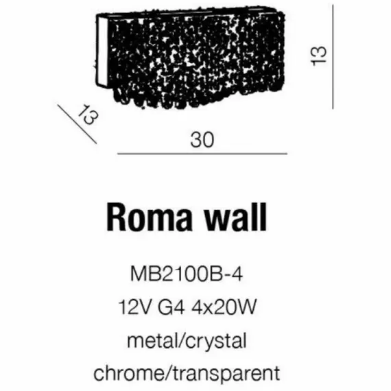 Бра AZzardo ROMA AZ1511 (MB2100B-4), изображение 3