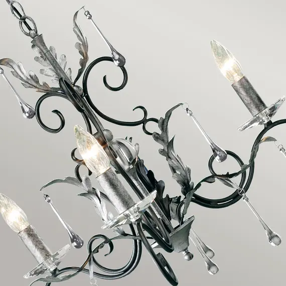 Люстра Elstead Amarilli AML3 BLK/SILVER, изображение 5