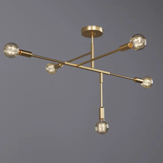 Люстра Brass lamp PikArt, арт. 4877, изображение 4
