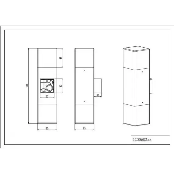 Вуличний світильник TRIO 220060287 HUDSON, зображення 3