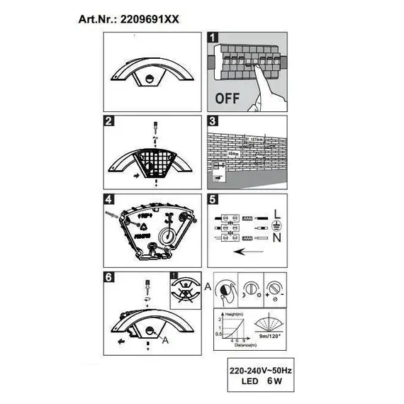 Уличный светильник TRIO 220969142 OHIO, изображение 2