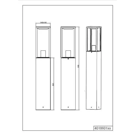 Парковий столбик TRIO GARONNE 401860142, зображення 3