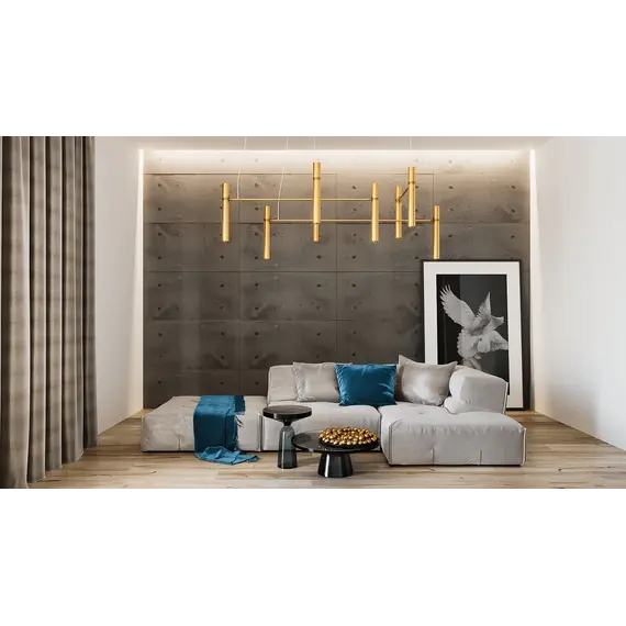 Люстра Tube chandelier PikArt арт. 5299-11, зображення 3
