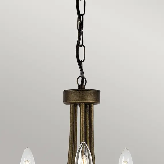 Люстра Elstead Olivia OV5 BLK/GOLD, изображение 4