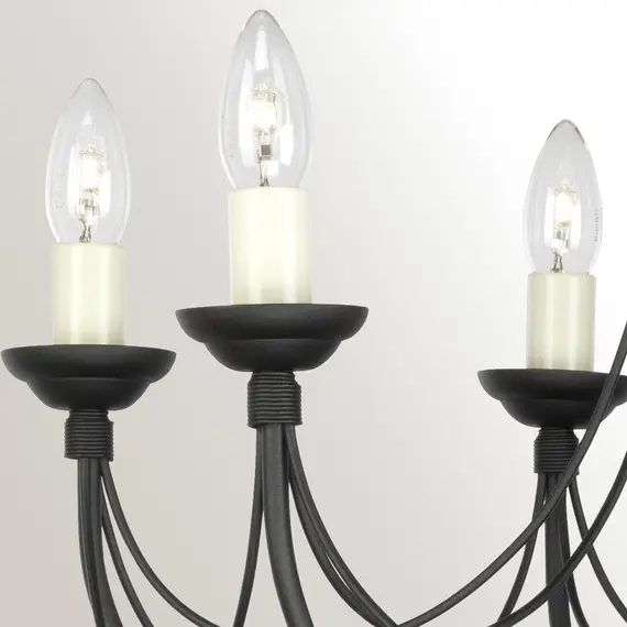 Люстра Elstead Carisbrooke CB6 BLACK, зображення 3