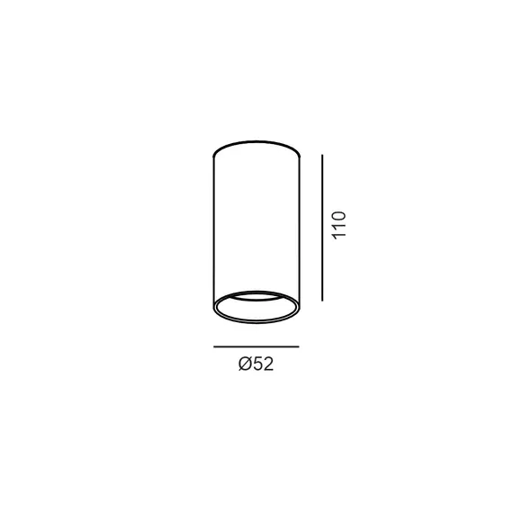 Точковий світильник LTX TUB M LED 9W, 3000К (02.0511.9.930.WH), зображення 2