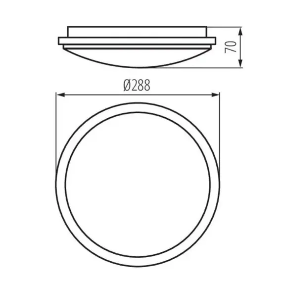 Потолочный светильник Kanlux ORTE LED 24W-NW-O (29161), изображение 4