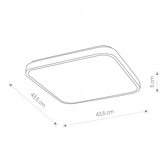 Светильник Nowodvorski 8137 Agnes LED 1x32W 4000K 2300Lm IP44 Bl, изображение 2