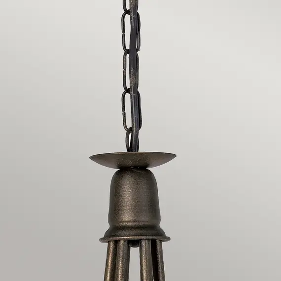 Люстра Elstead Minster MN6 BLK/GOLD, зображення 5