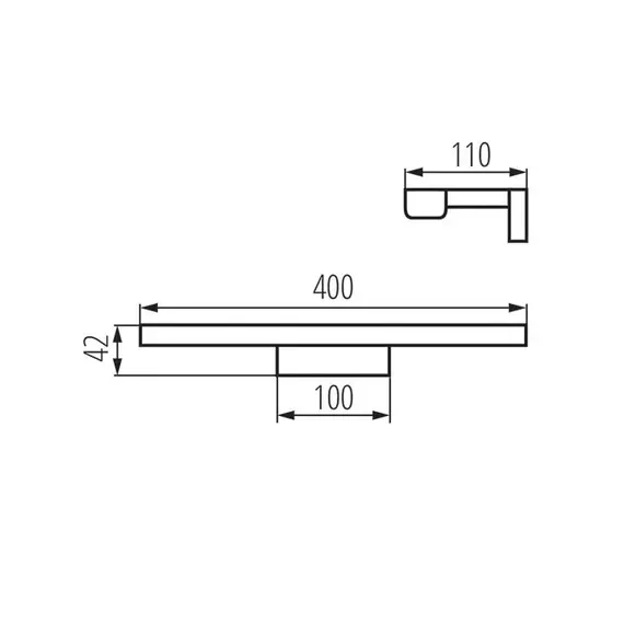Бра Kanlux ASTEN IP44 8W-NW-W 26686, изображение 2