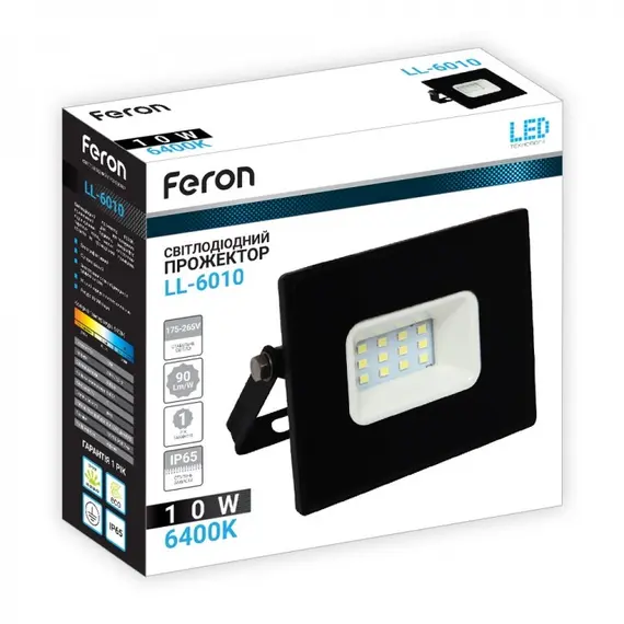Светодиодный прожектор Feron LL-6010 10W 40051, изображение 5