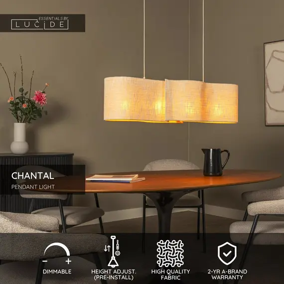 Подвесной светильник Lucide CHANTAL 51402/04/38, изображение 2