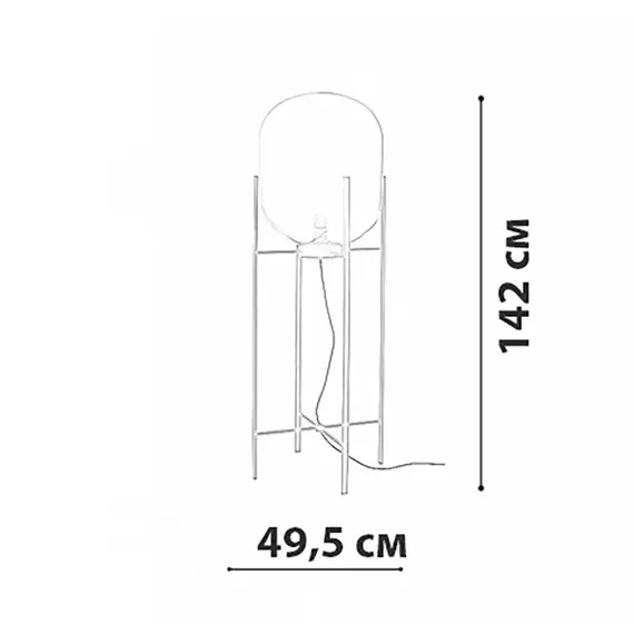 Торшер Glass Oval Friendlylight 94454279, изображение 3