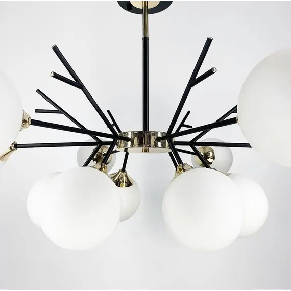Люстра TRIO 40138866 Колір корпусу: Чорний, зображення 2