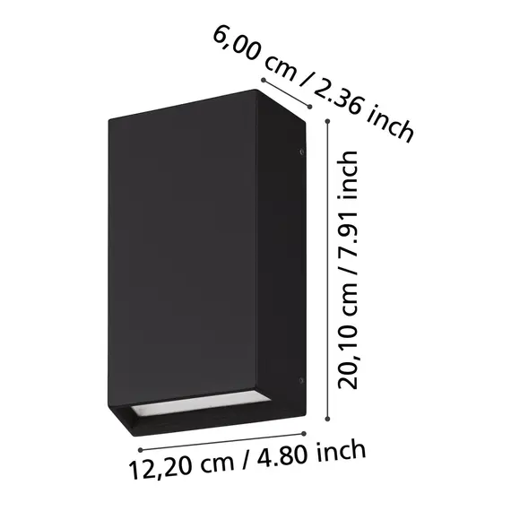 Бра вуличне SPONGANO EGLO 900886, зображення 4