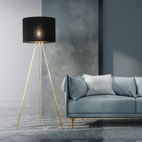 Торшер TK-Lighting UMBERTO BLACK GOLD 1 6635, зображення 2