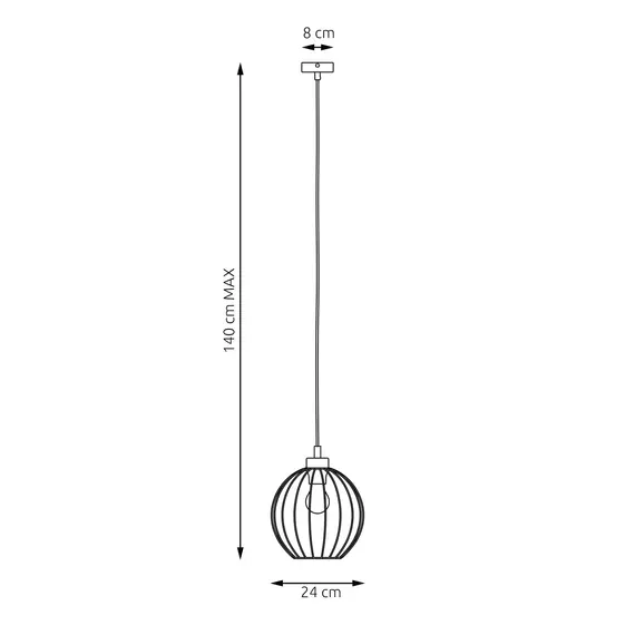 Підвісний світильник EMIBIG Lighting NANDO 1368/1, зображення 6