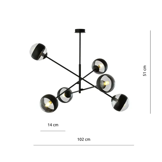 Стельовий світильник EMIBIG Lighting LINEAR 1168/6, зображення 7