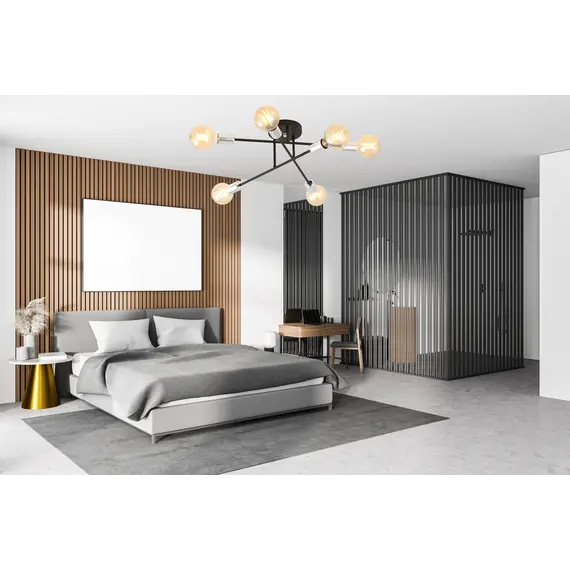 Стельовий світильник EMIBIG Lighting VEKEN 1174/6B, зображення 6