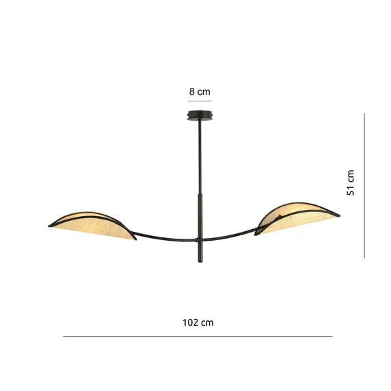 Люстра EMIBIG Lighting LOTUS 1108/2, зображення 8