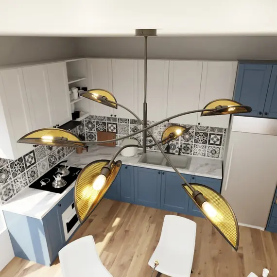 Люстра EMIBIG Lighting LOTUS 1106/6, зображення 6