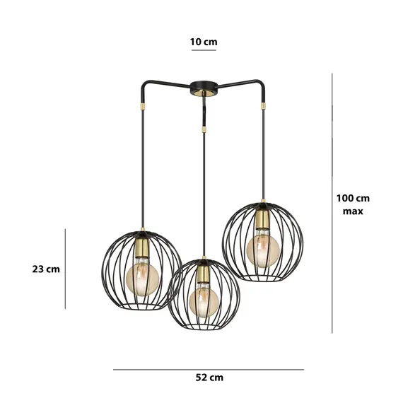 Підвісний світильник EMIBIG Lighting ALBIO 144/3, зображення 5