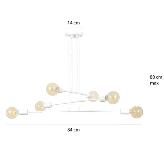 Підвісний світильник EMIBIG Lighting MULTIPO 697/6, зображення 6