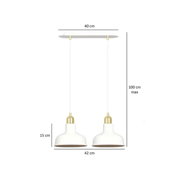 Підвісний світильник EMIBIG Lighting IBOR 1043/2, зображення 5