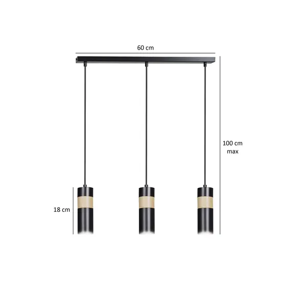 Підвісний світильник EMIBIG Lighting AKARI 732/3, зображення 6